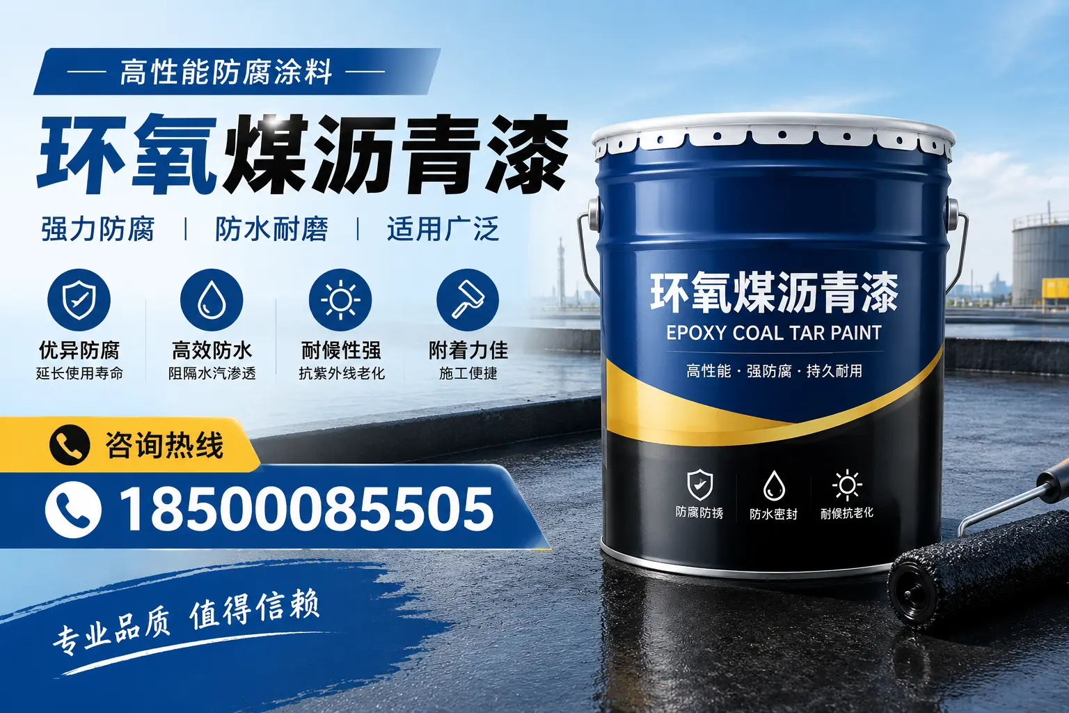 环氧煤沥青漆的主要成分与功能，崇明用户深度了解